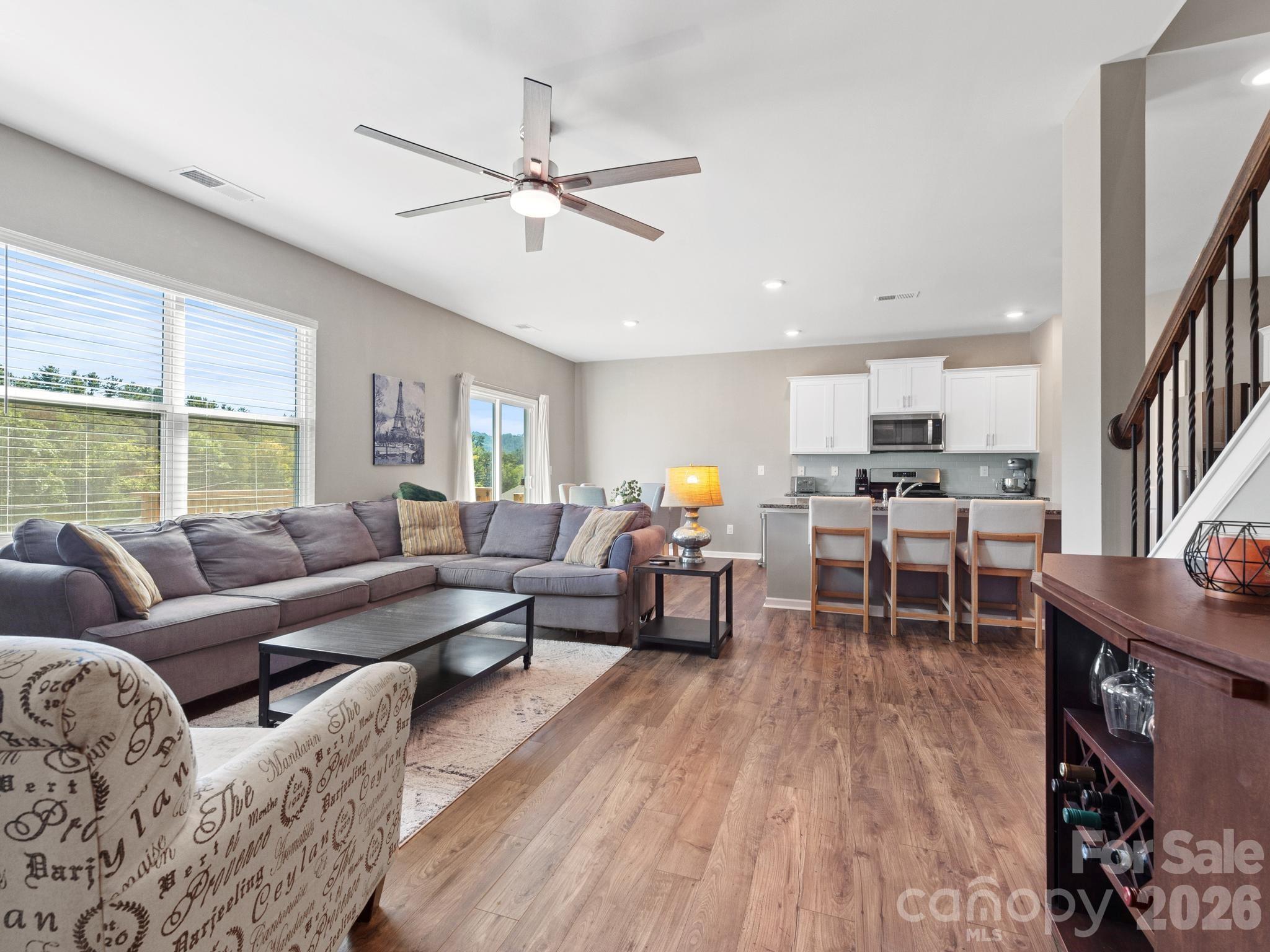 Open Floor Plan - 166 Amblers Knoll Road, Weaverville