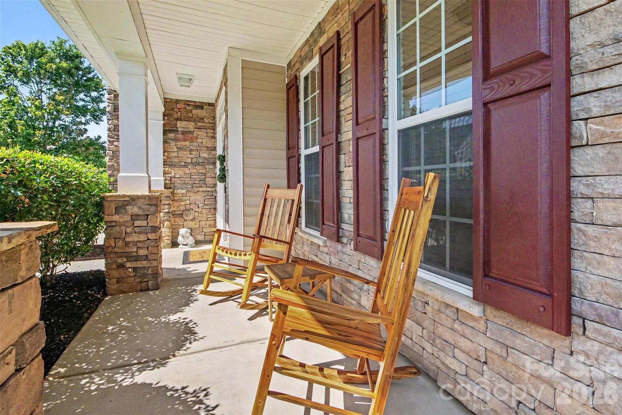 Rocking chair front porch - 3324 Brackhill Street, Davidson