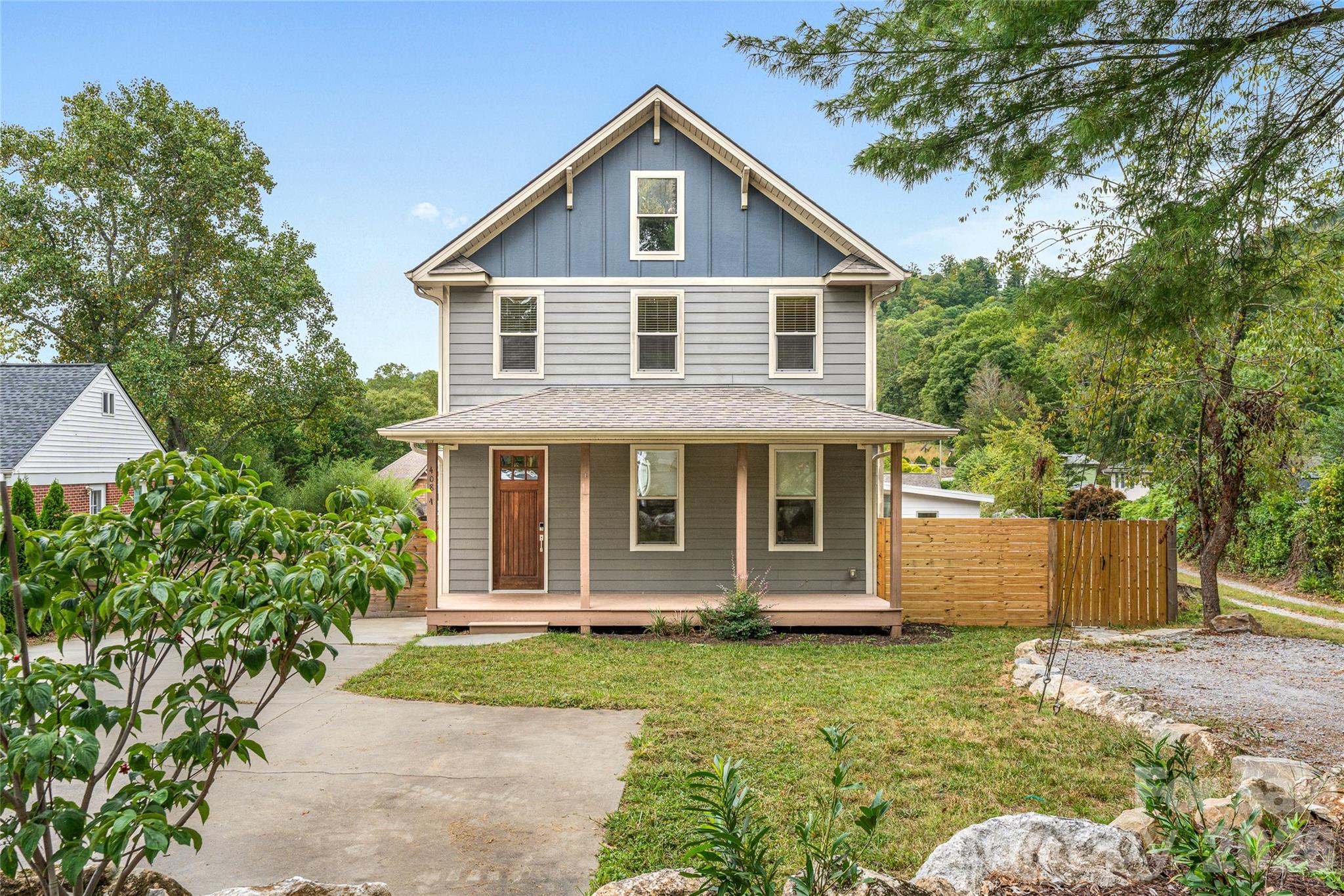 Home with Front Porch - 408 Old Haw Creek Road, Asheville