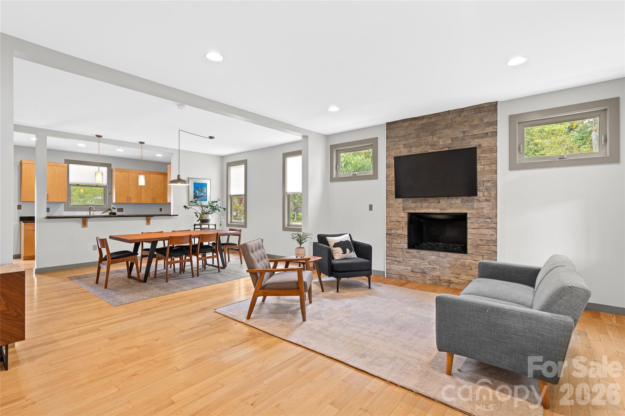 Open Living Space - 408 Old Haw Creek Road, Asheville