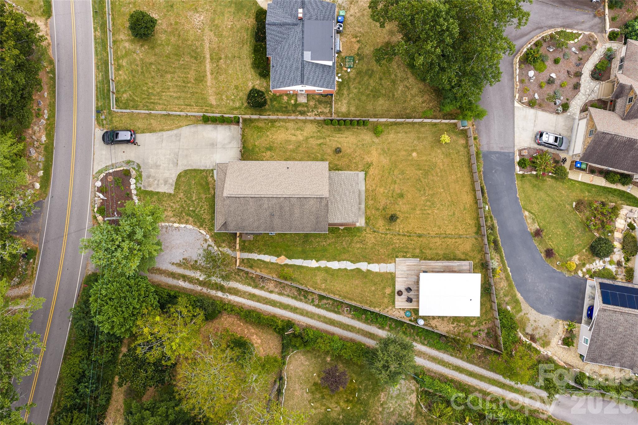 Aerial of Property - 408 Old Haw Creek Road, Asheville