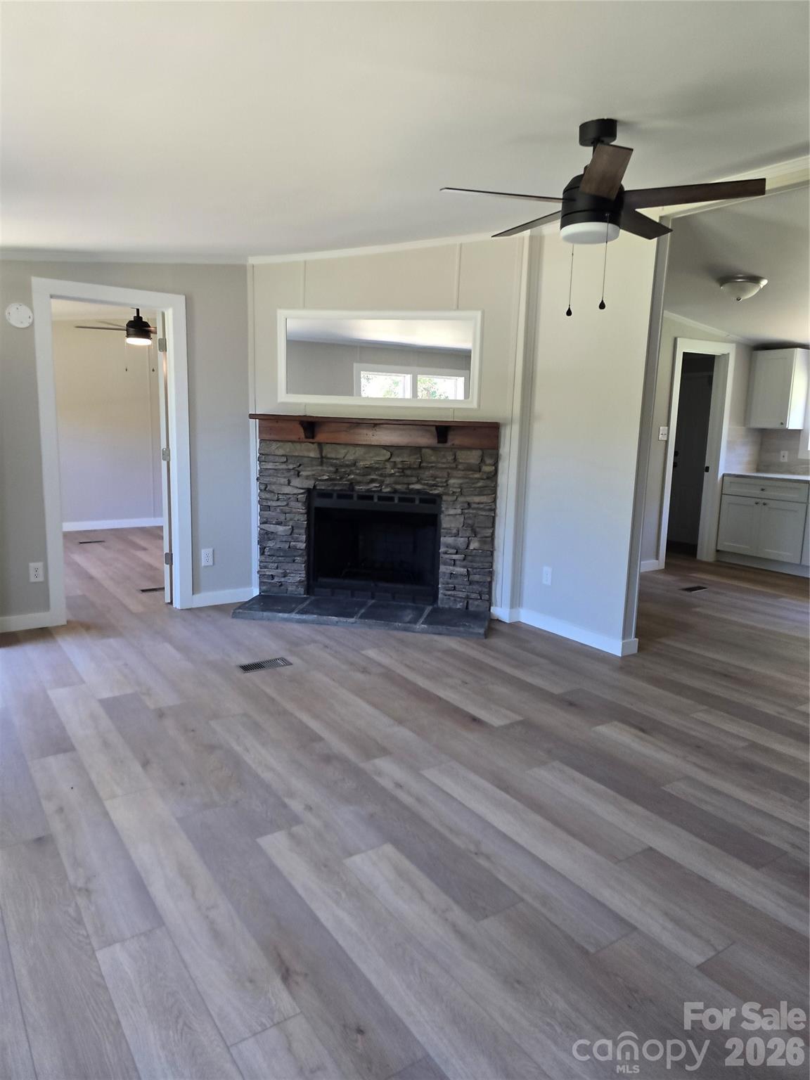 Fireplace in Living Room - 660 Childers Road, Cleveland