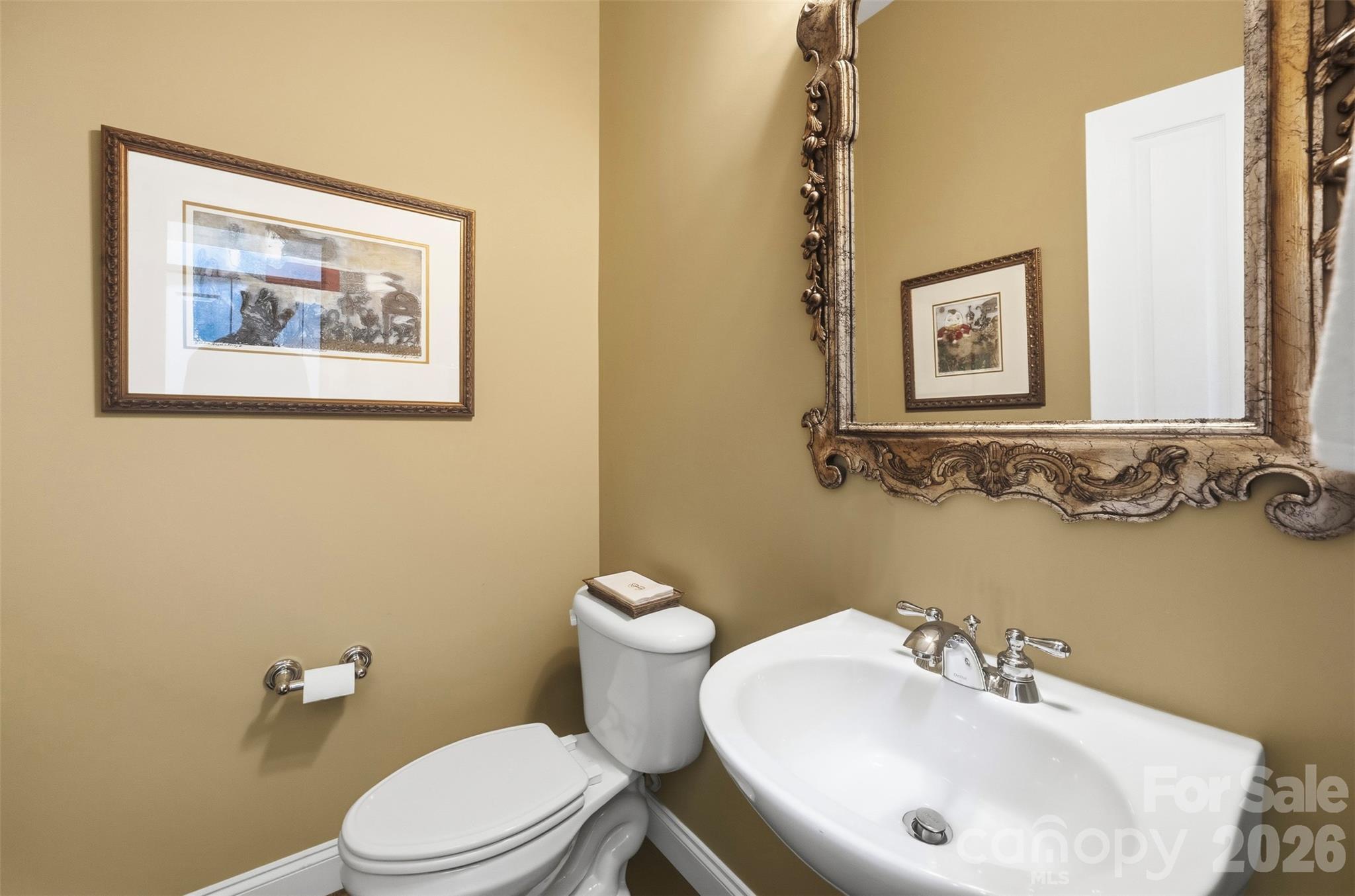Main level 1/2 bath - 240 Hawthorne Park Avenue, Belmont