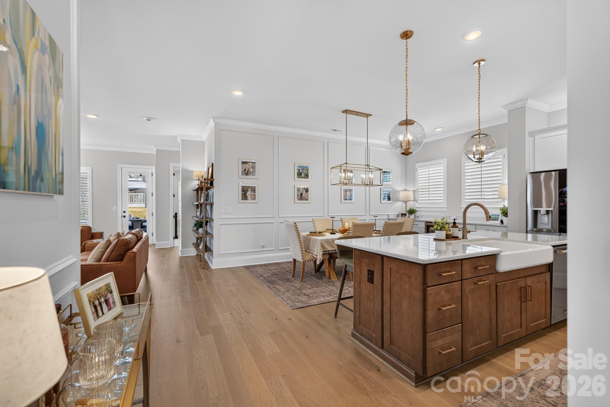 Entrance Hallway to Kitchen - 1018 Lowland Way, Waxhaw