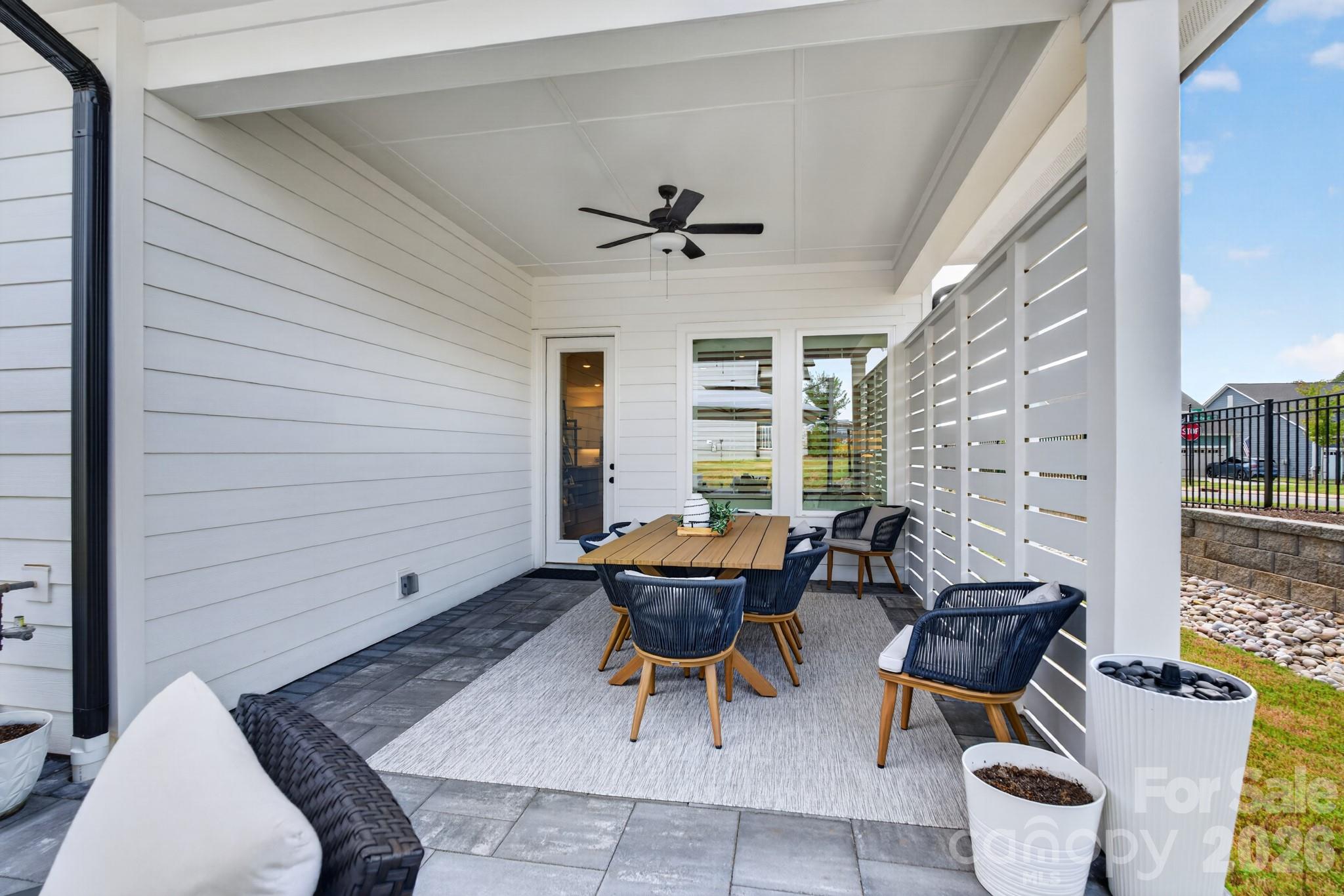 Rear Covered Porch - 1018 Lowland Way, Waxhaw