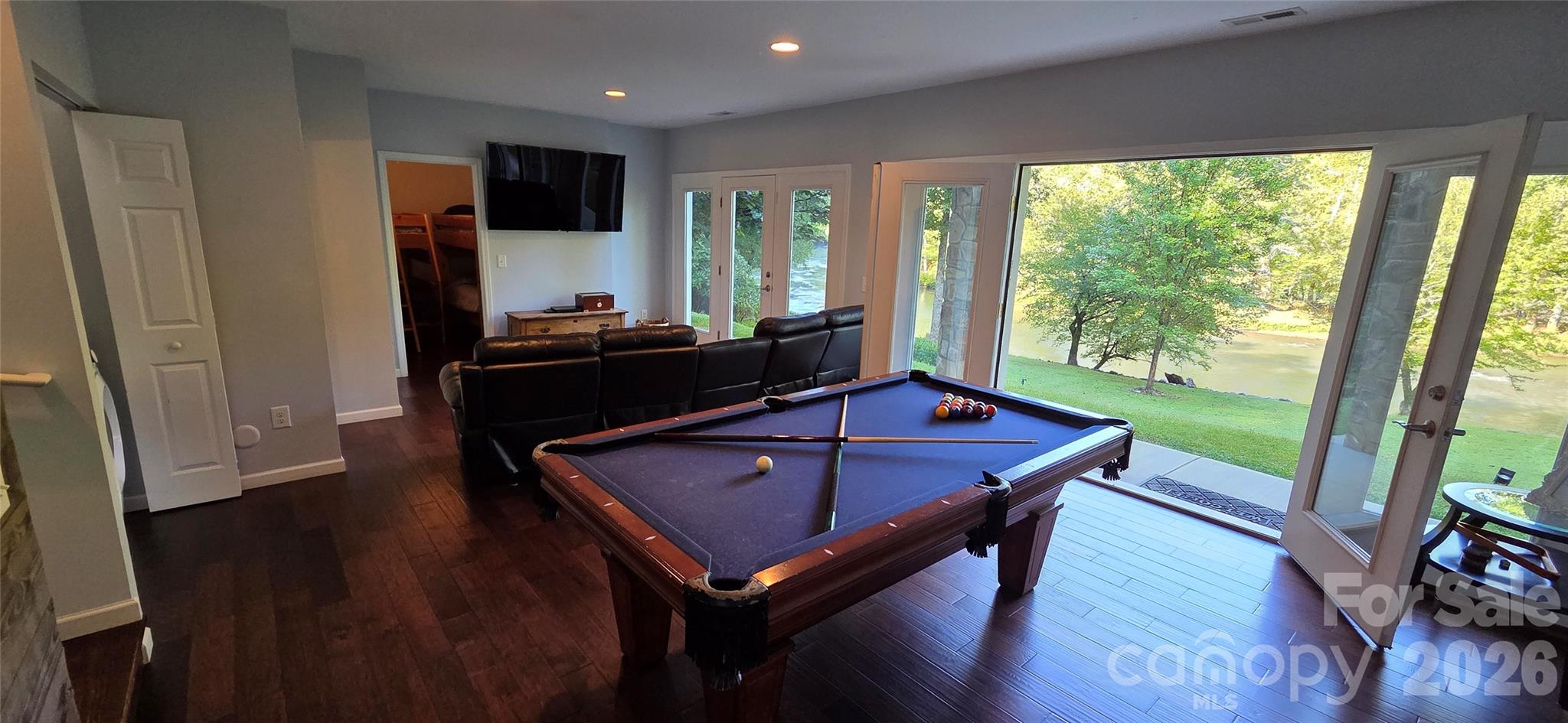 Downstairs family room game room - 1130 Lost River Trail, Hayesville