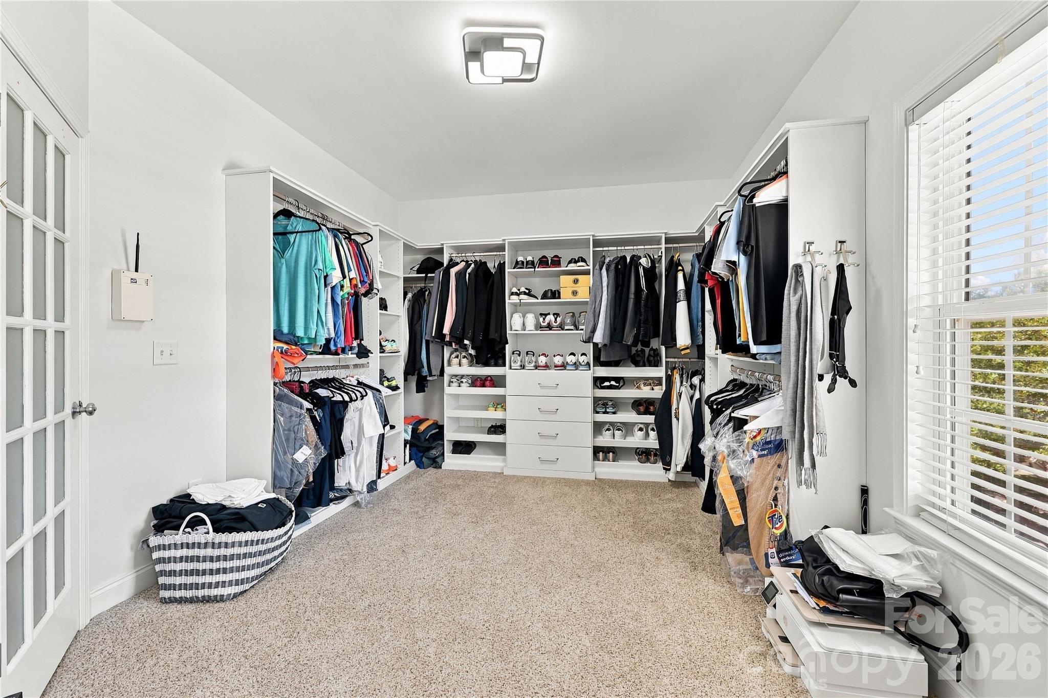 Primary Closet - 10124 Lafoy Drive, Huntersville
