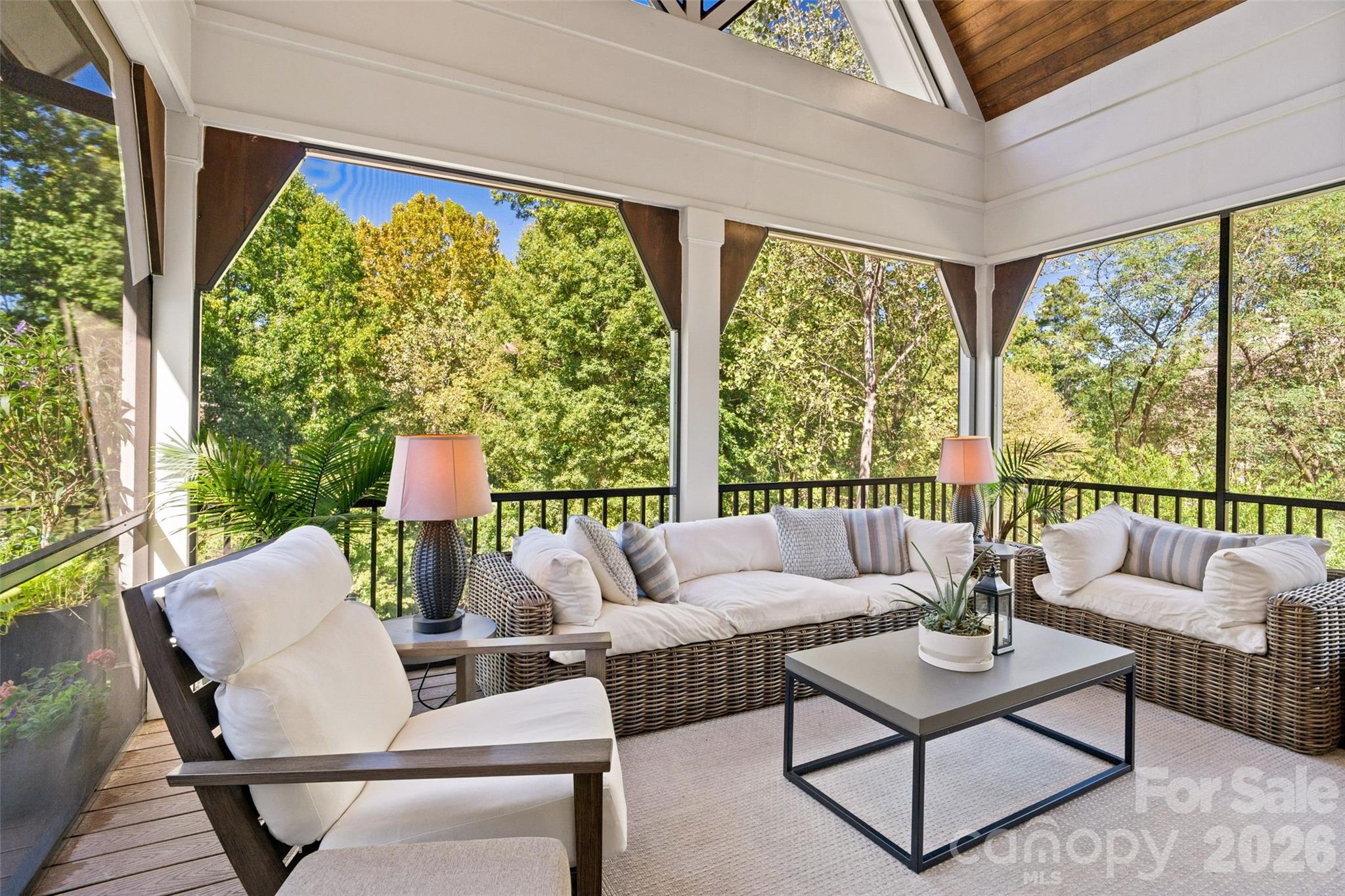 Main level vaulted porch - 2111 Brandt Road, York