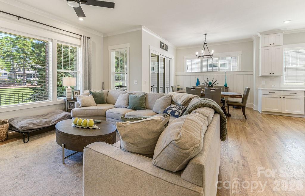 Great Room overlooks 18th hole - 16 Bally Bunion Lane, Pinehurst