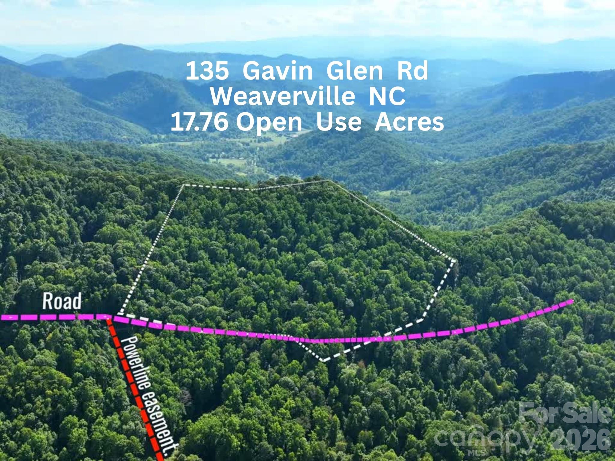 Acreage at 135 Gavin Glen Road, Weaverville