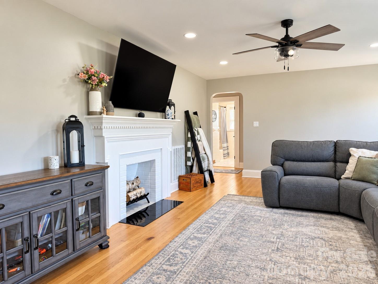 Main Living Space. Fireplace is decorative - 541 Perry Road, Troutman