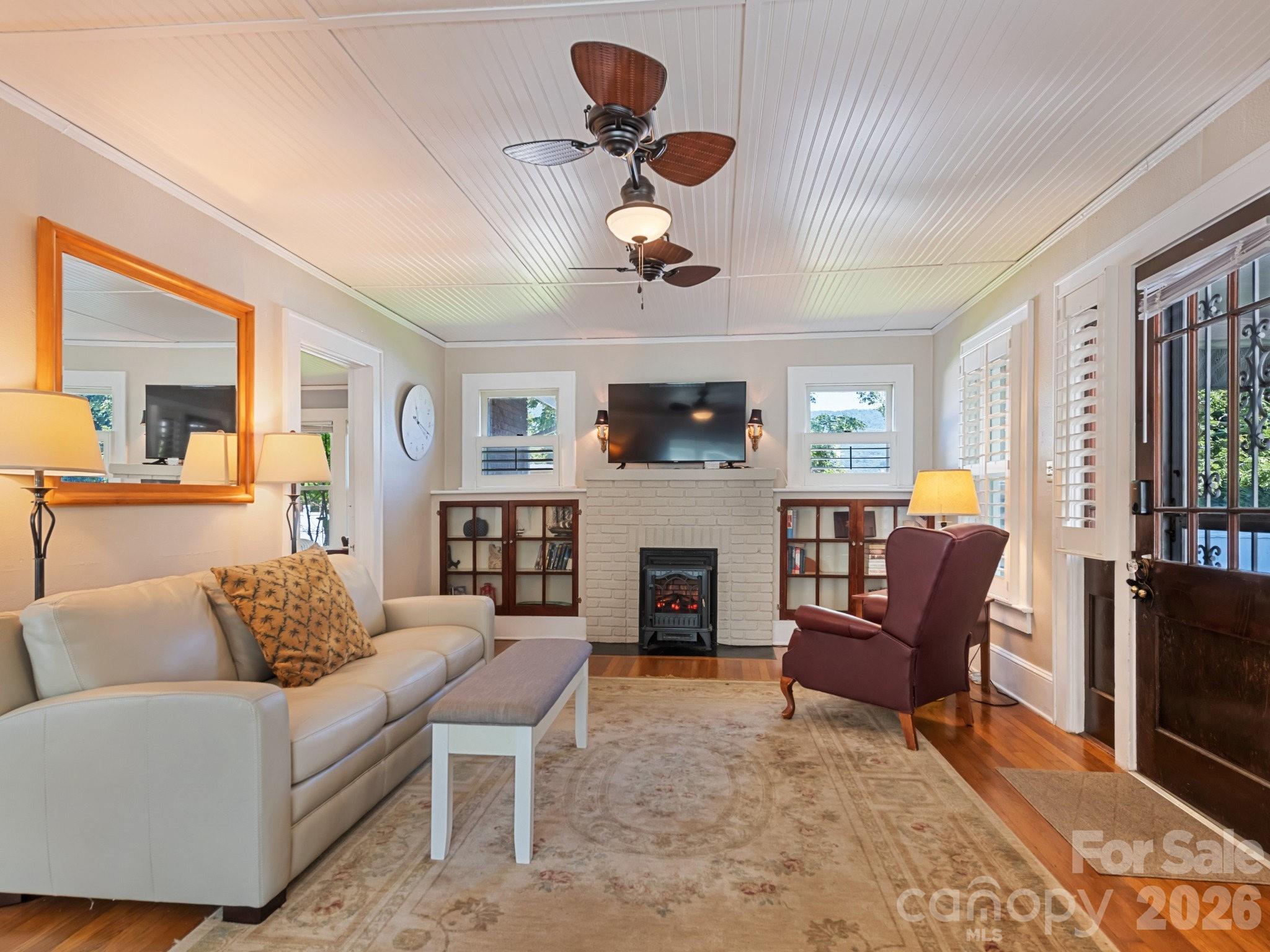 Contemporary living room - 50 Epsom Street, Waynesville