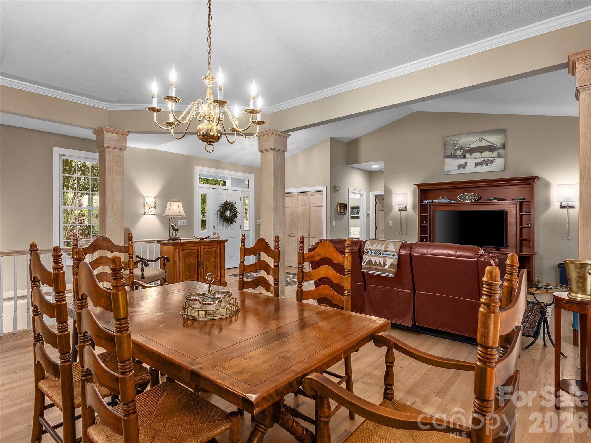 Dining Room - 2509 Little River Road, Hendersonville