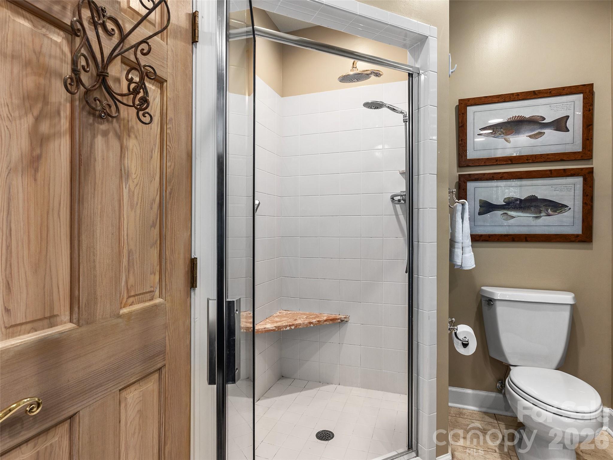Primary Bathroom - 2509 Little River Road, Hendersonville