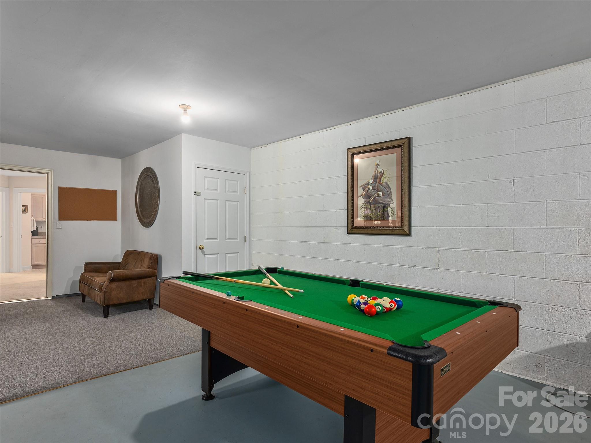 Basement Area - Heated and Cooled - 2509 Little River Road, Hendersonville