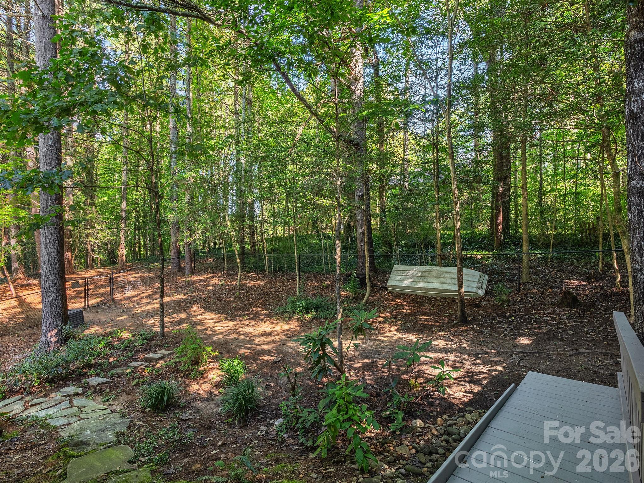Back Yard - 2509 Little River Road, Hendersonville