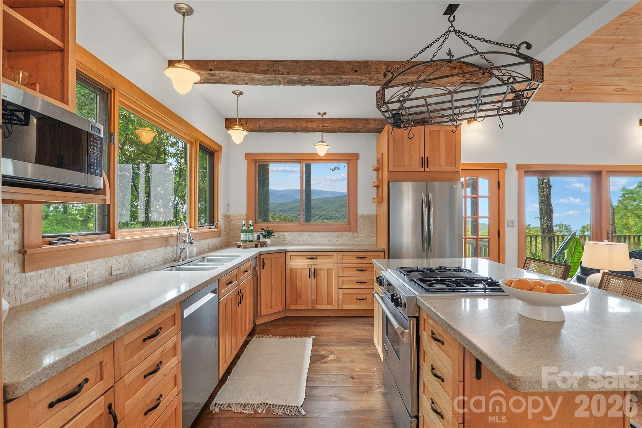 Main House Kitchen - 243 Ridgeline Drive, Brevard