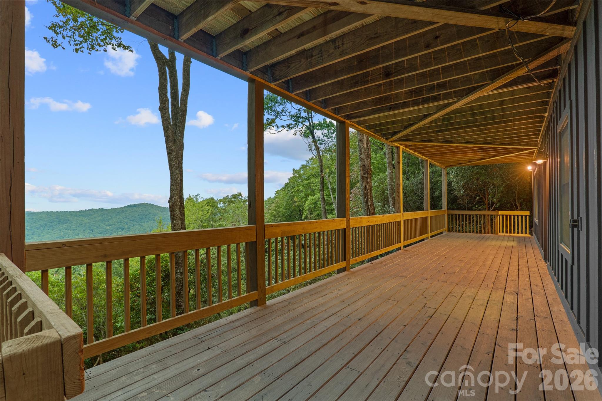 Main House Lower Deck - 243 Ridgeline Drive, Brevard