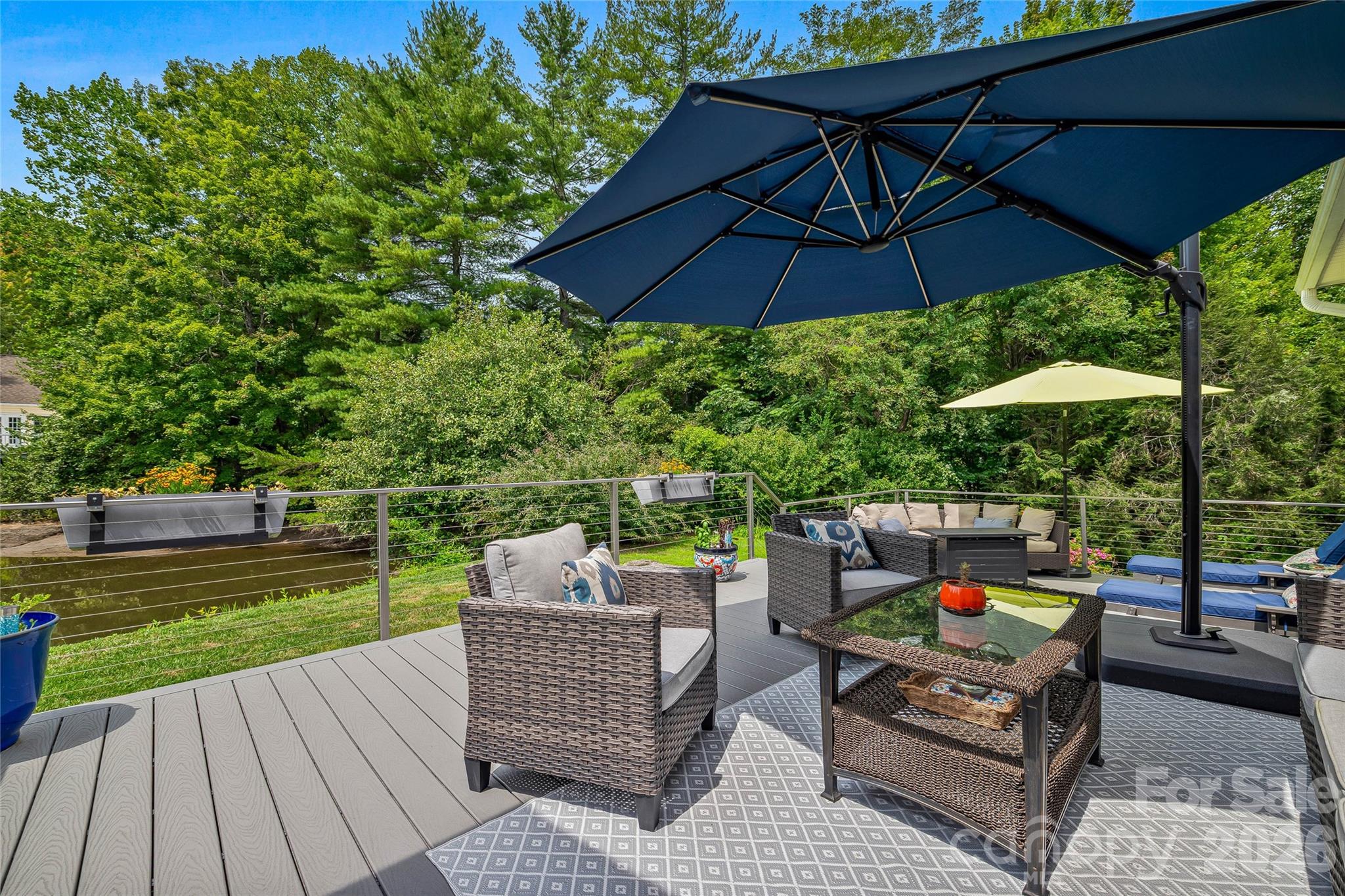 Spacious outdoor entertaining. - 79 Mill Pond Way, Hendersonville