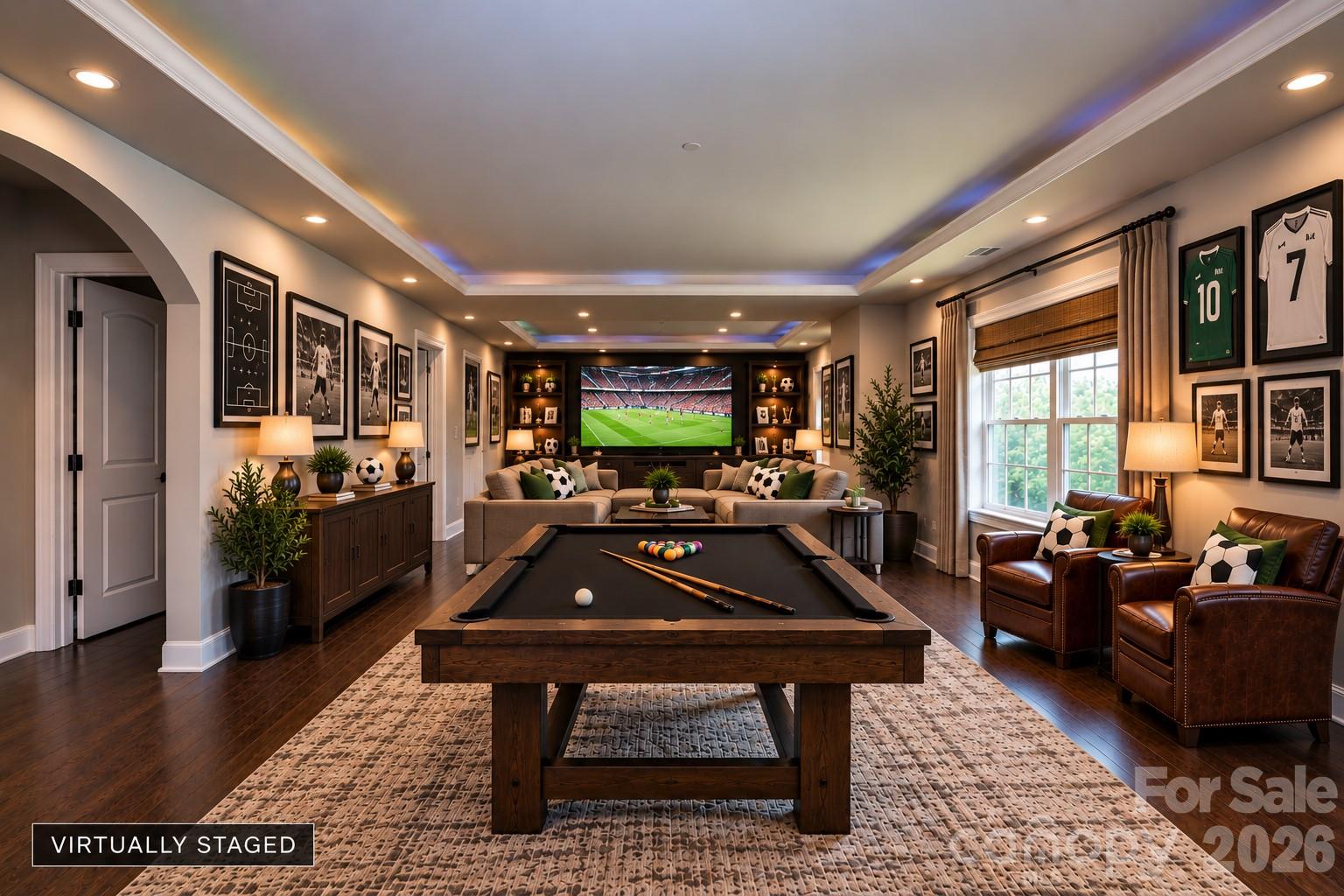Staged Basement view 2 - 1238 Stonecrest Boulevard, Fort Mill