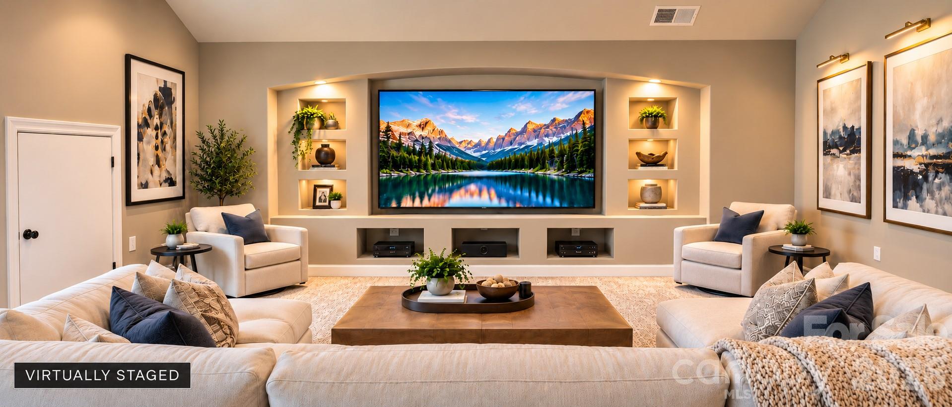 Staged Media Room - 1238 Stonecrest Boulevard, Fort Mill
