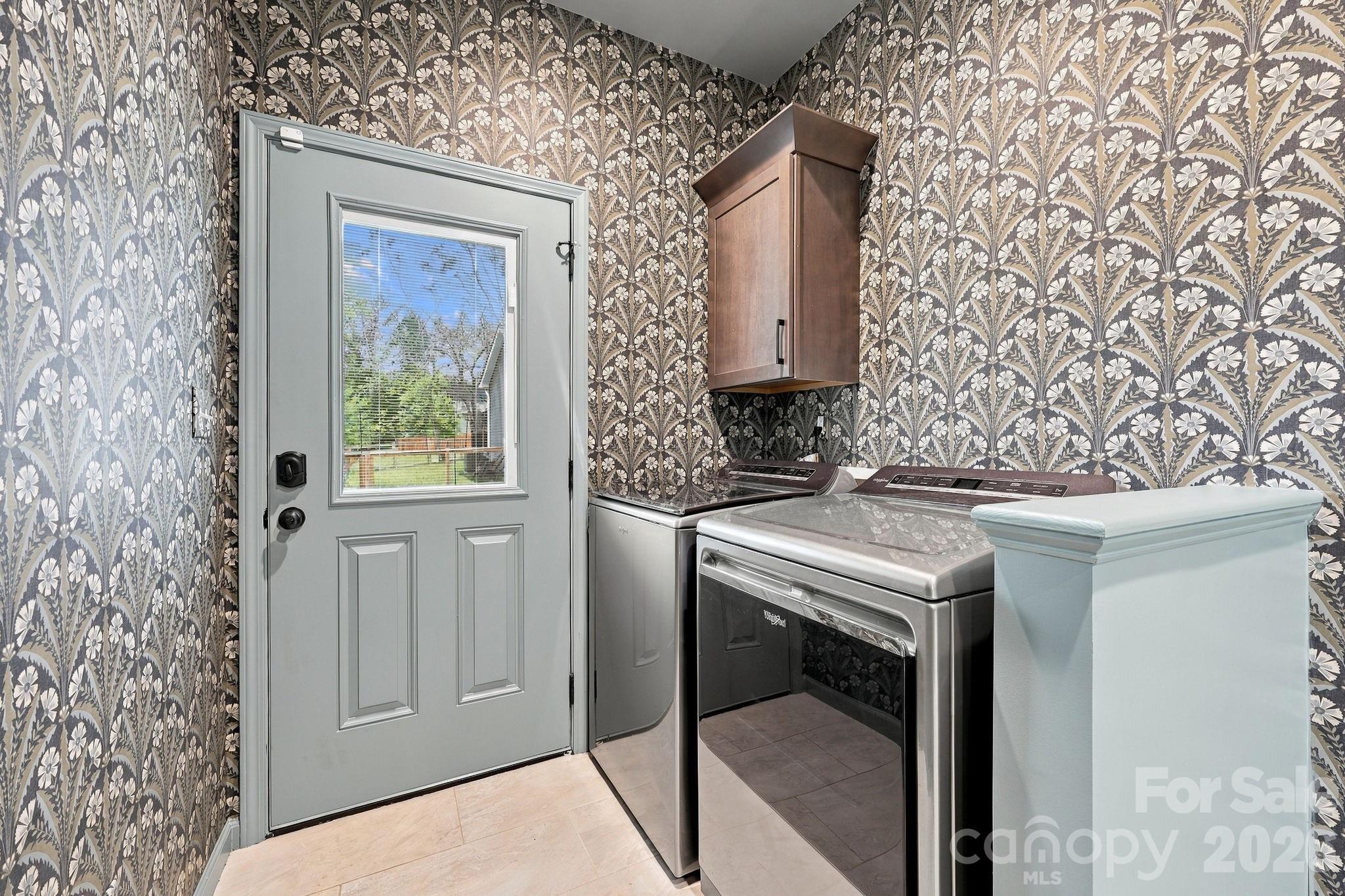Mud room laundry area - 34 Gudger Road, Candler