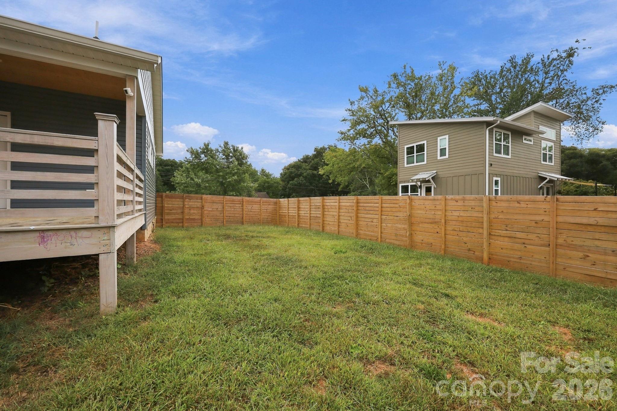 Spacious Fully Fenced Back Yard - 34 Gudger Road, Candler