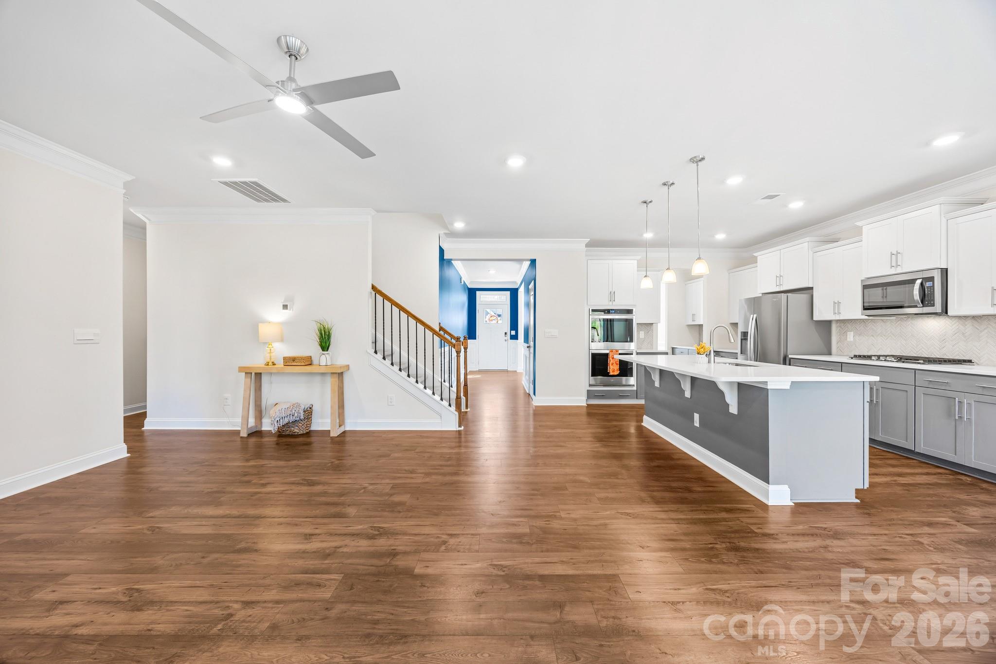 open floorplan - 167 Rhuidean Court, Troutman