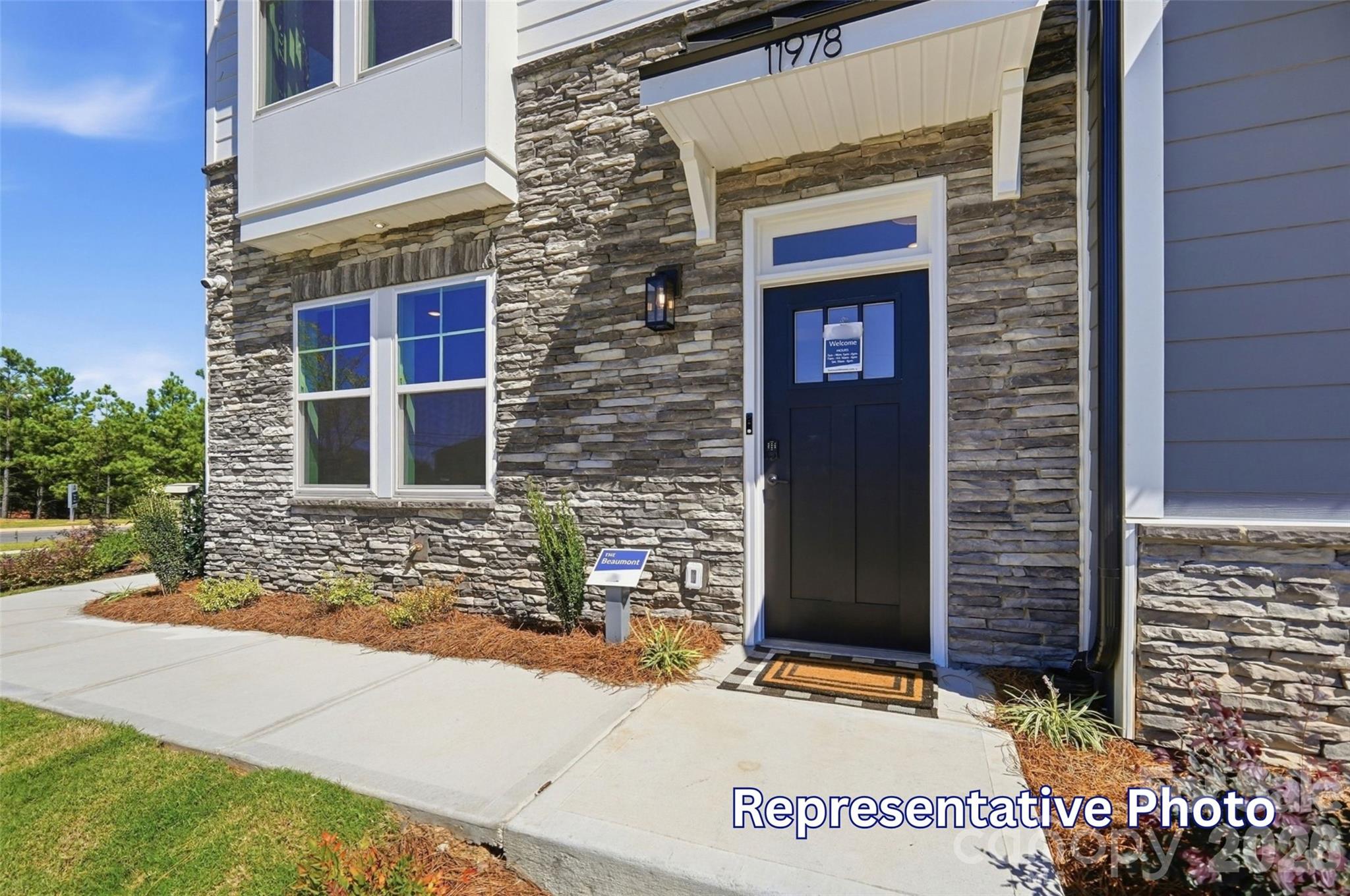 Model representation photos of Beaumont plan - 11962 Old Statesville Road, Huntersville
