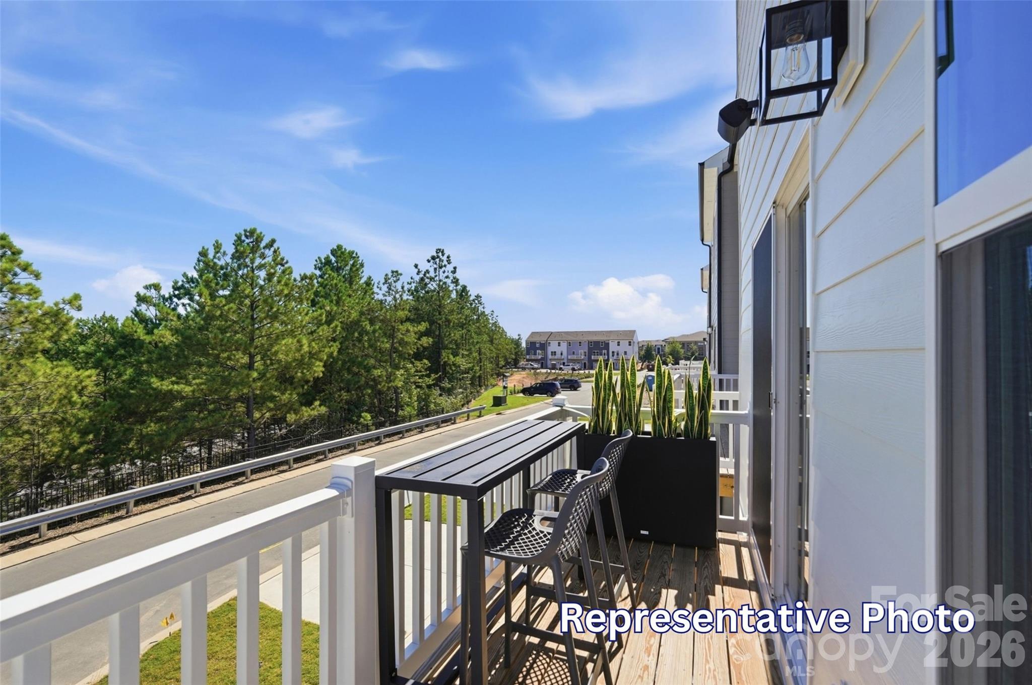 Deck at 2nd level - 11962 Old Statesville Road, Huntersville