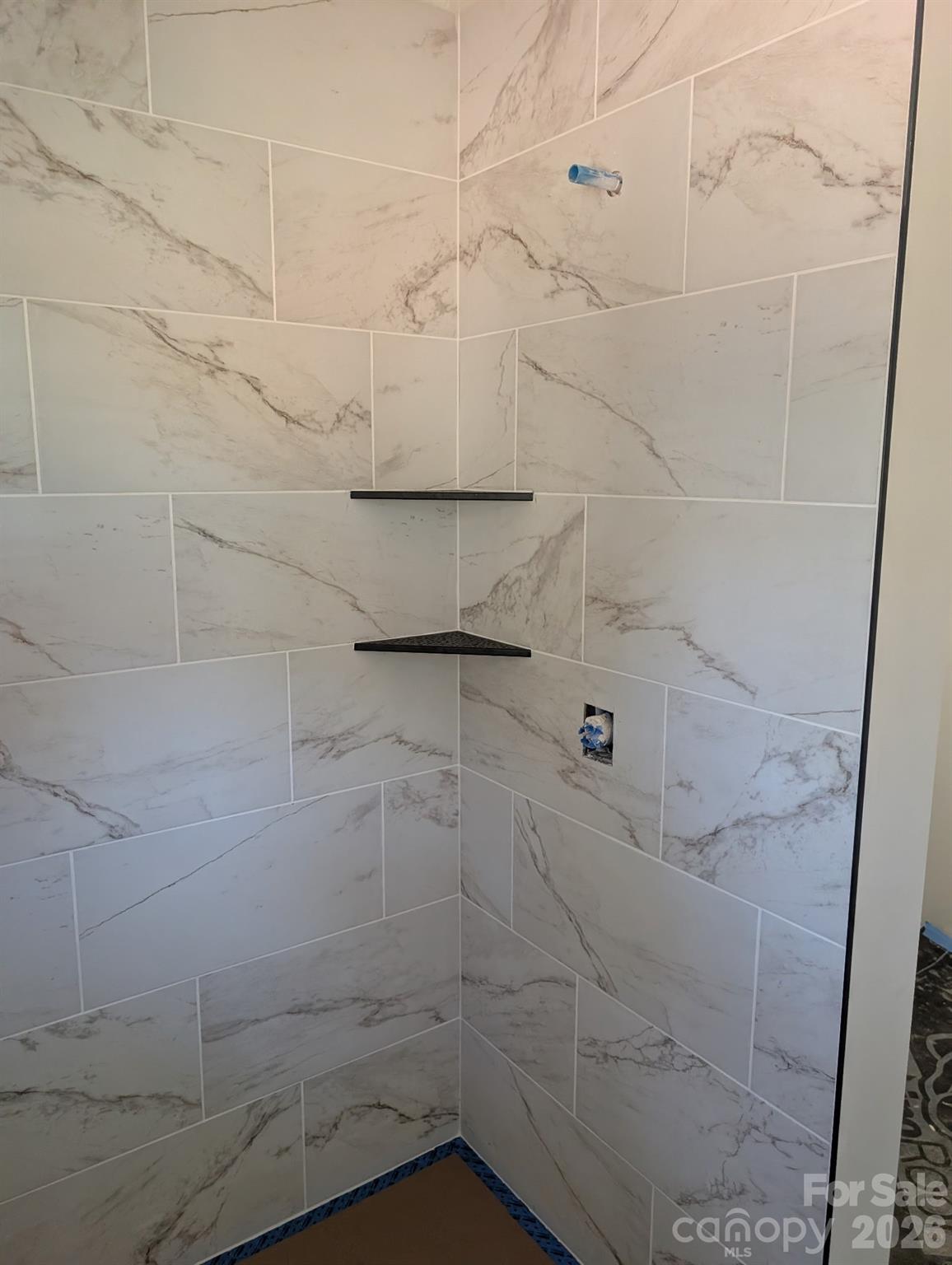 Full tile primary shower - 1895 Knolls Drive, Newton