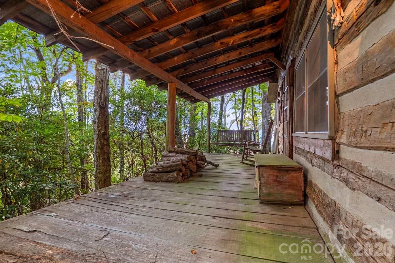 Cabin Porch - 243 Ridgeline Drive, Brevard