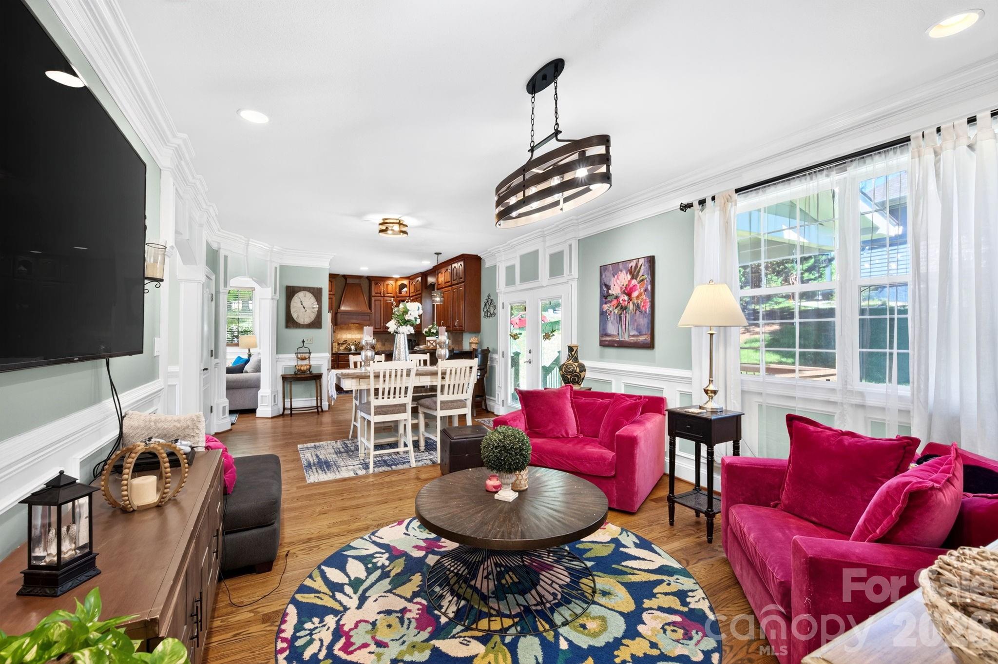 Family Room Connected to Kitchen - 73 Rose Of Sharon Way, Candler