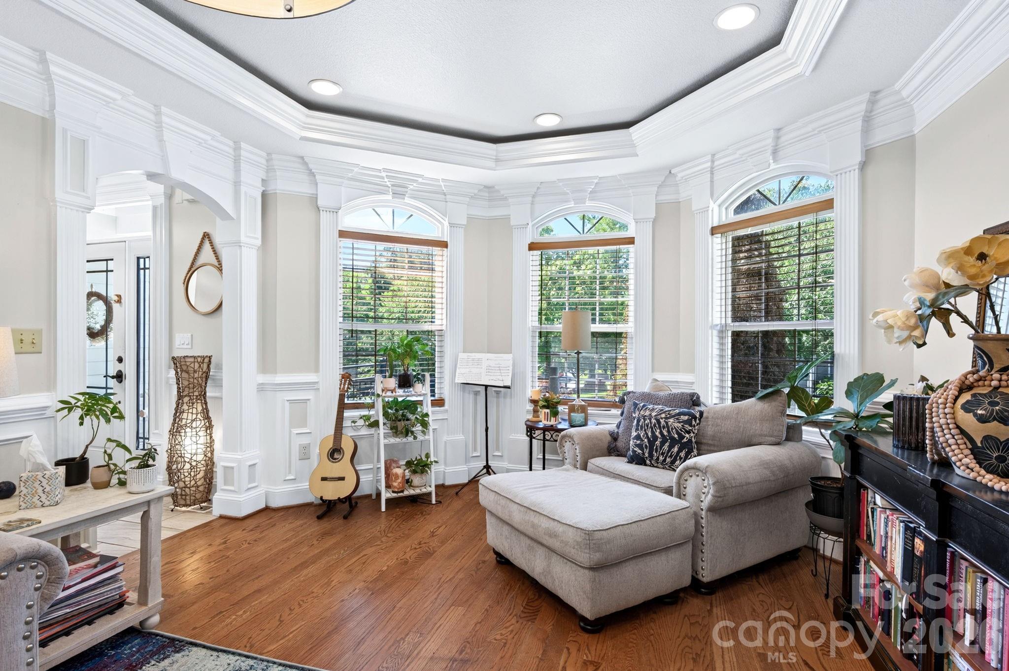 Living Room Bay Window - 73 Rose Of Sharon Way, Candler