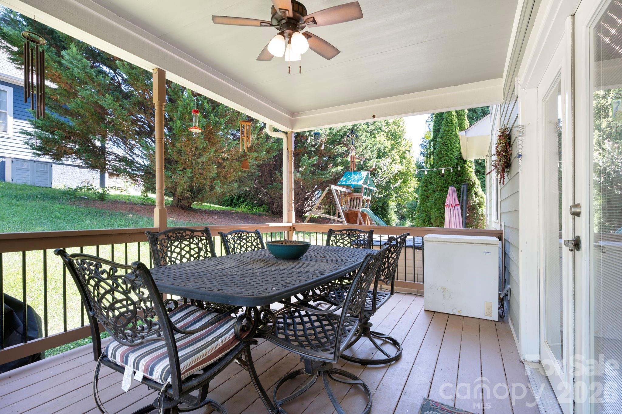 Back Covered Porch - 73 Rose Of Sharon Way, Candler