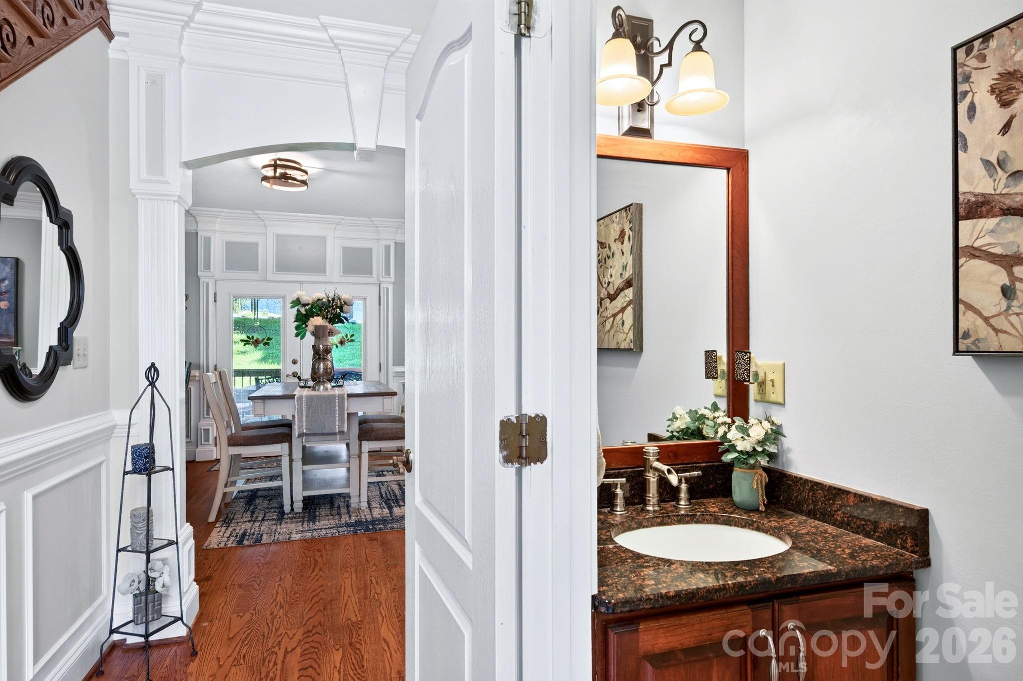 Downstairs Powder Room - 73 Rose Of Sharon Way, Candler