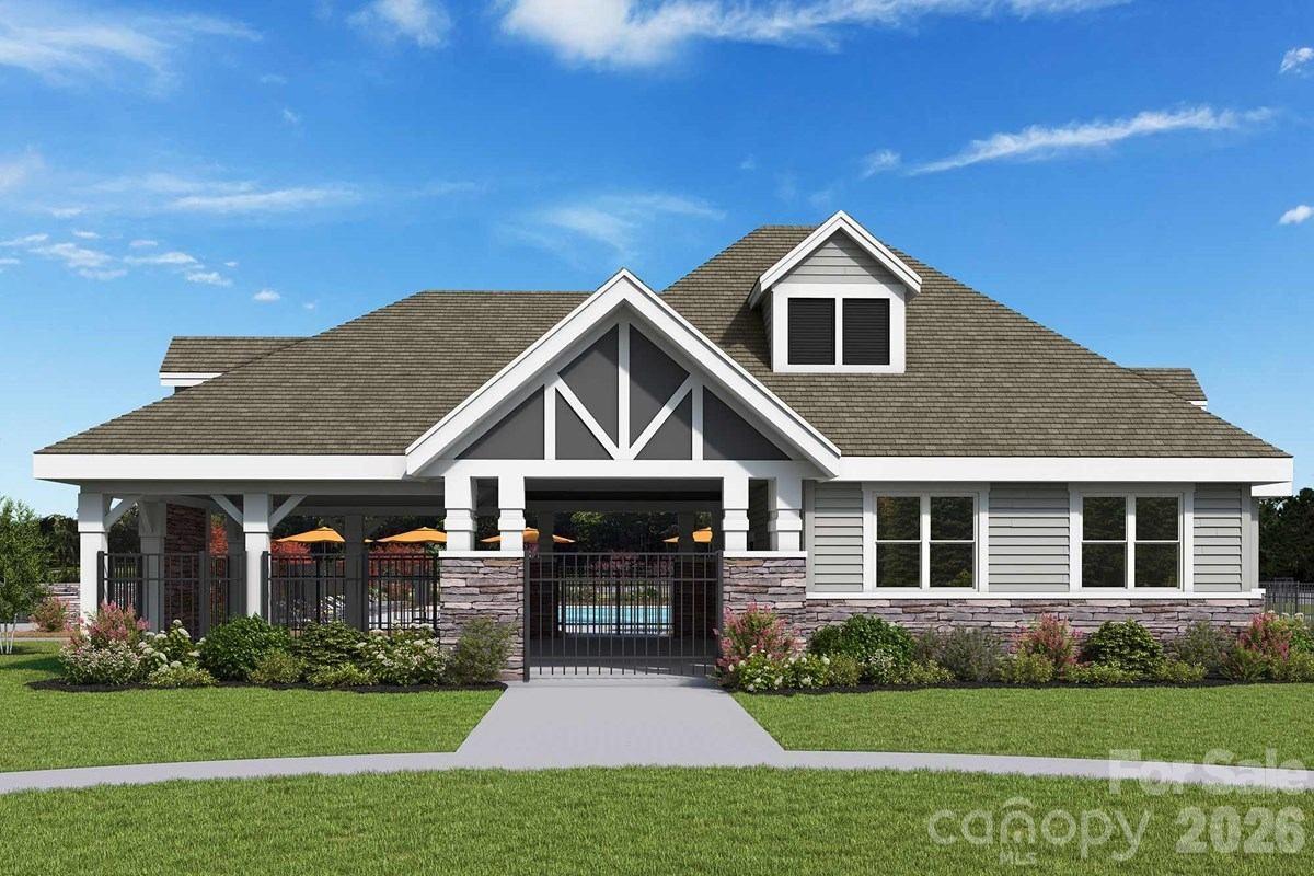 Rendering of Pool Pavilion - 6565 Fire Lily Lane, Charlotte