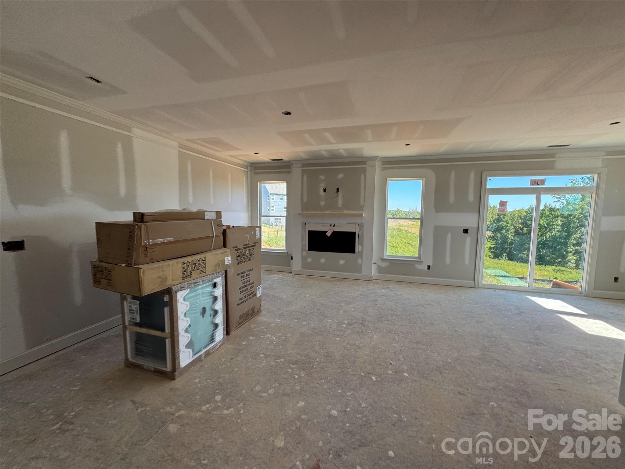 Homesite 318 construction progress - 1402 Ardmore Drive, Sherrills Ford