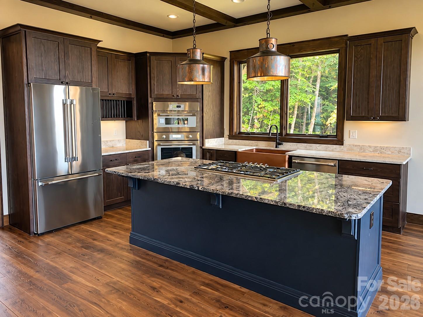 Floorplan has large open kitchen for entertaining. - 30 Finlaystone Trace, Waynesville