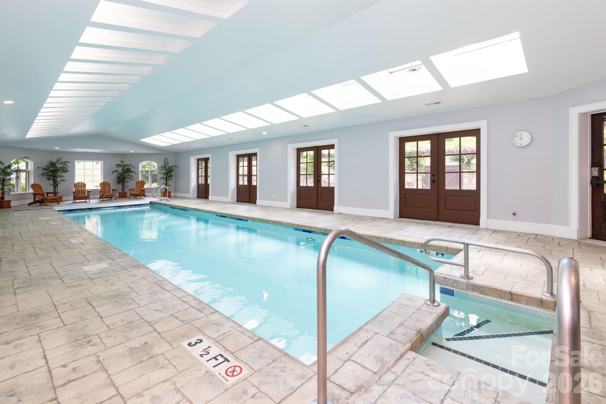 Indoor pool. - 25 Finlaystone Trace, Waynesville