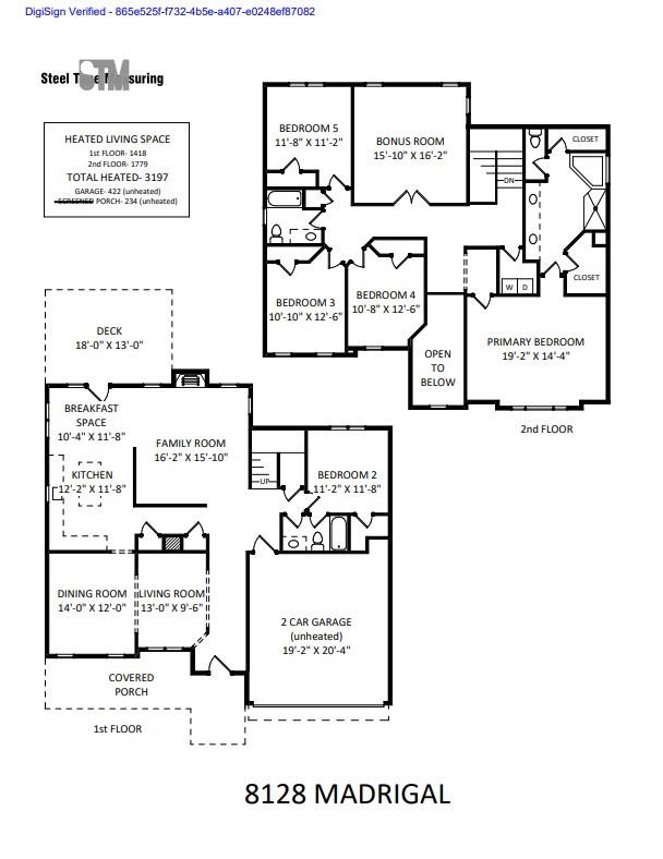 Floorplan 8128 Madrigal Ct - 8128 Madrigal Court, Waxhaw