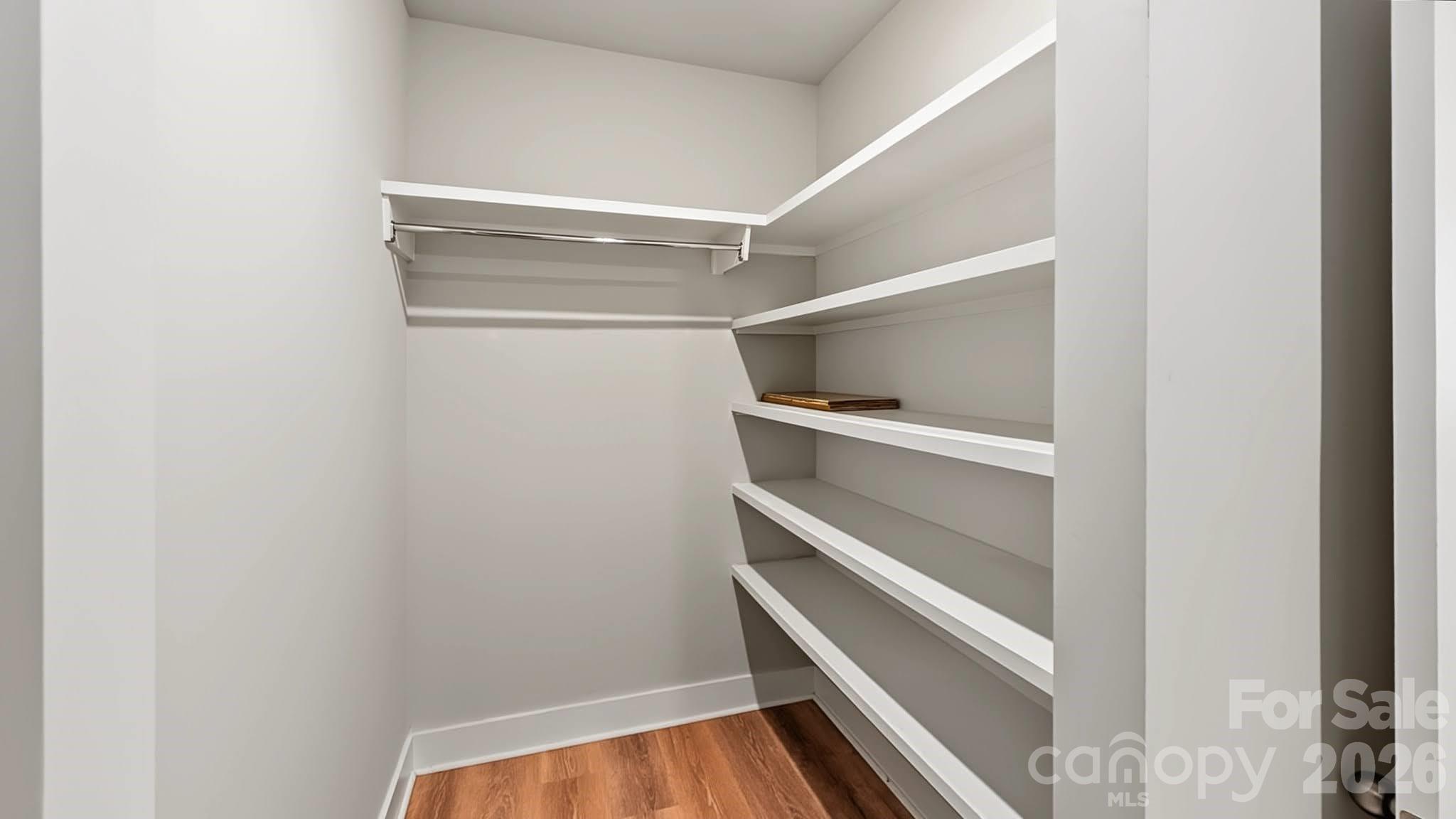 Storage closet off of the laundry great for big box purchases - 114 Jentri Way, Mooresville
