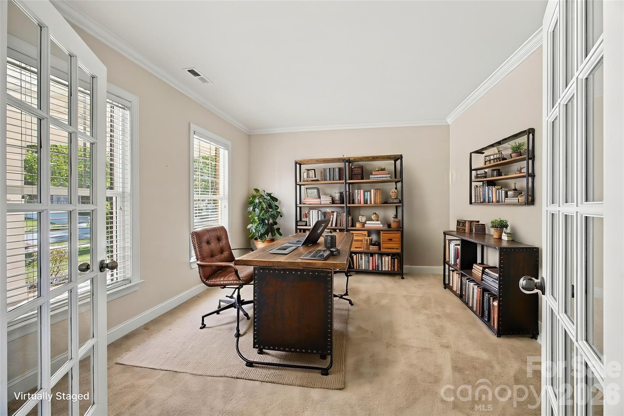 Virtually Staged Office - 146 Northbridge Drive, Mooresville