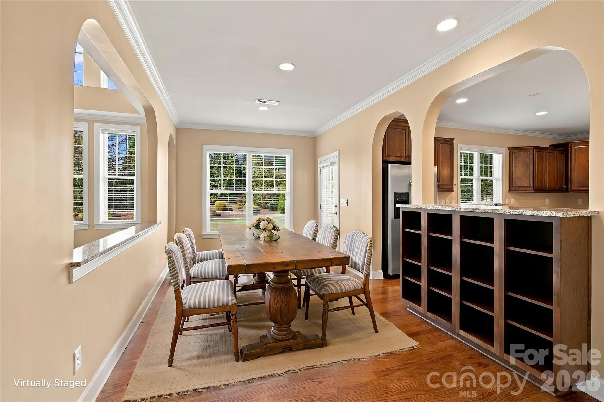 Virtually Staged Breakfast Area - 146 Northbridge Drive, Mooresville
