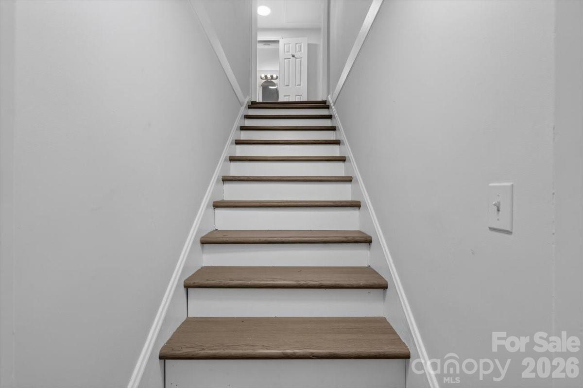 Stairs to second floor - 2048 Simmons Street, Gastonia