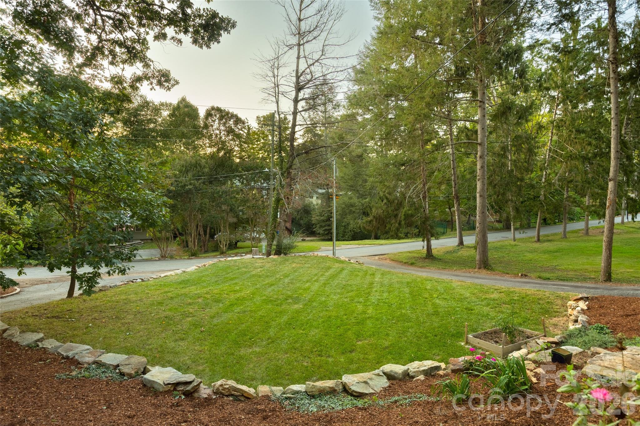 Flat yard perfect for play and entertaining. - 200 Kimberly Avenue, Asheville