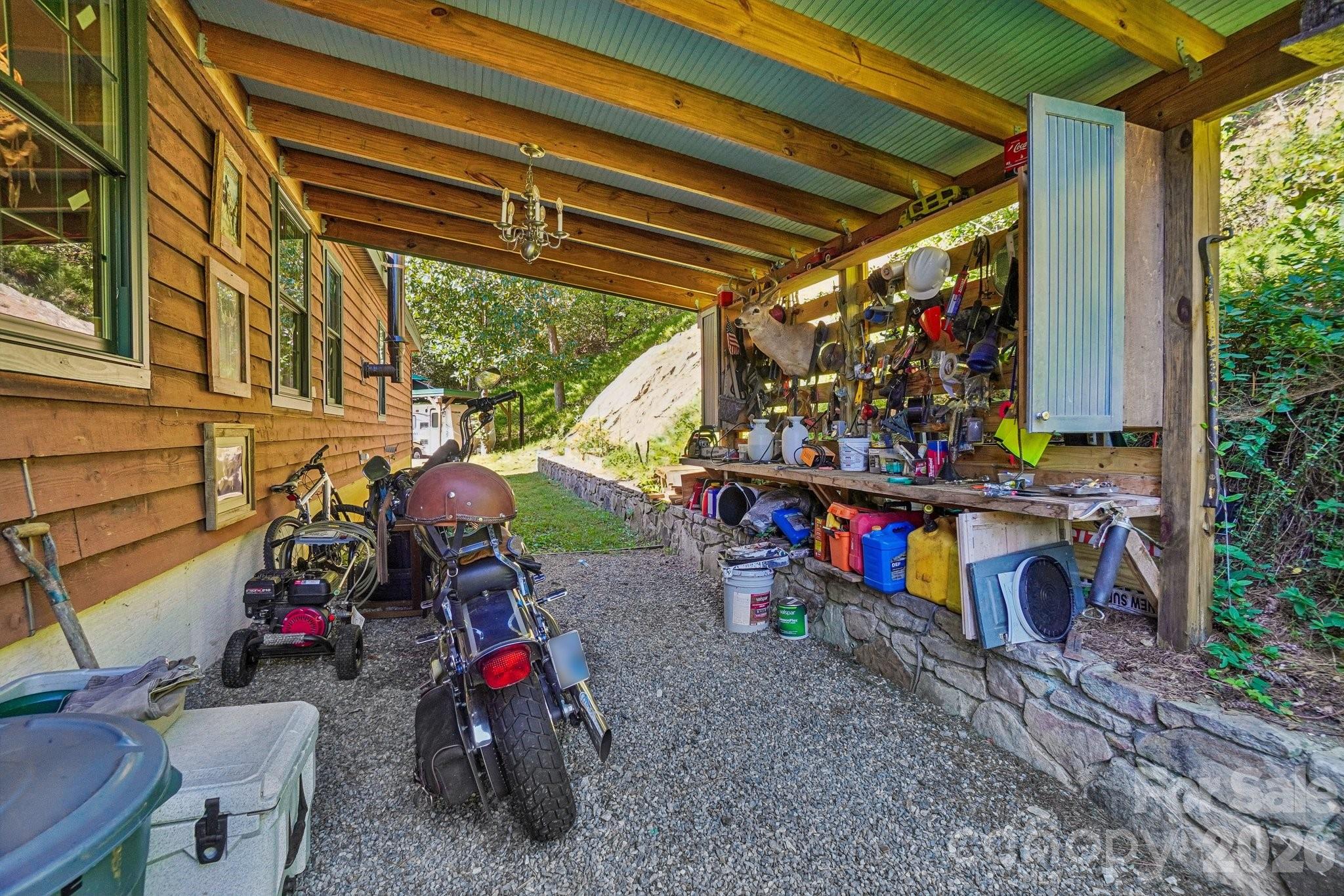 Covered Worshop Area - 49 Ramsey Road, Marshall