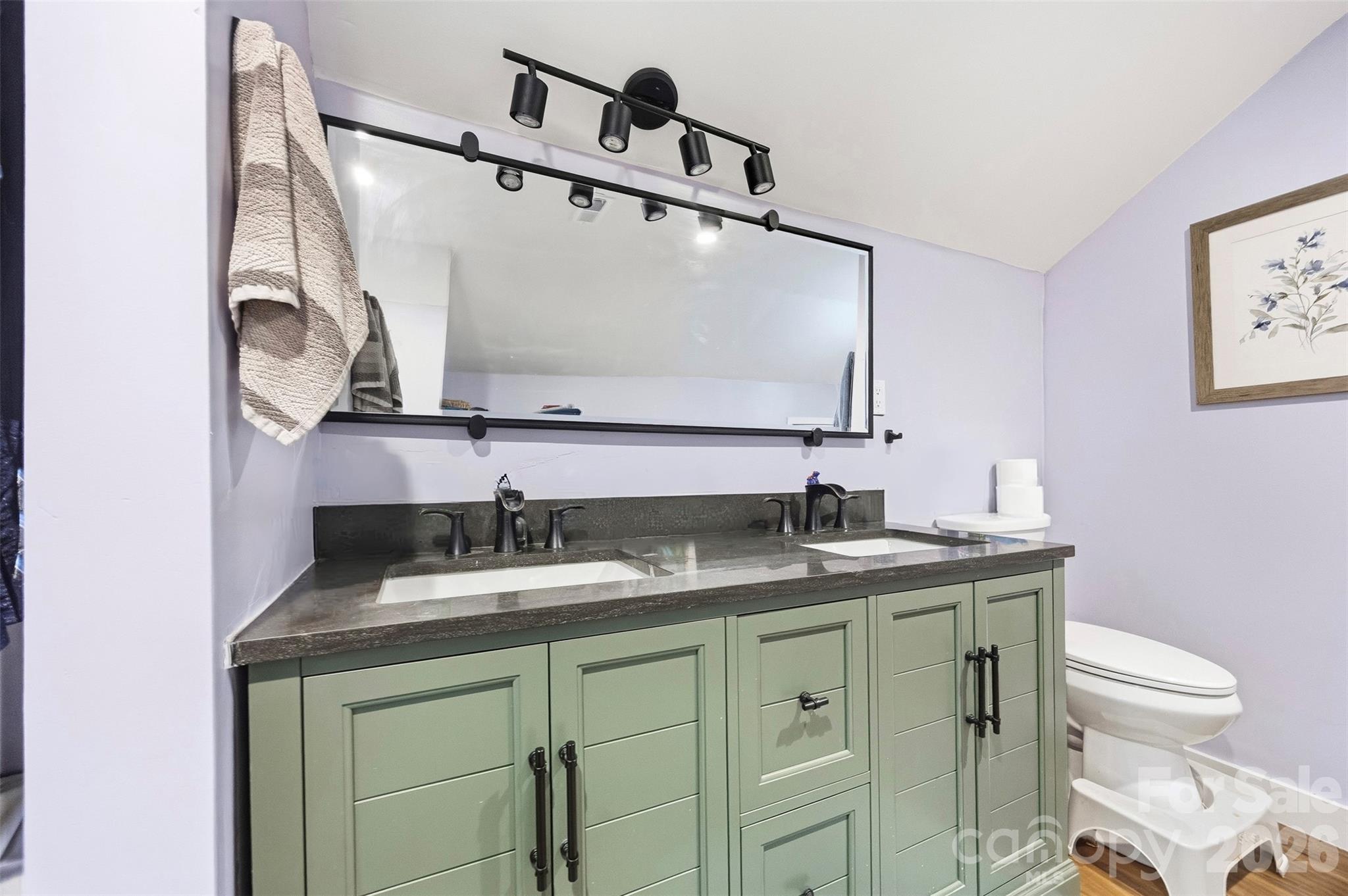 Primary bath upstairs - 407 S South Street, Gastonia