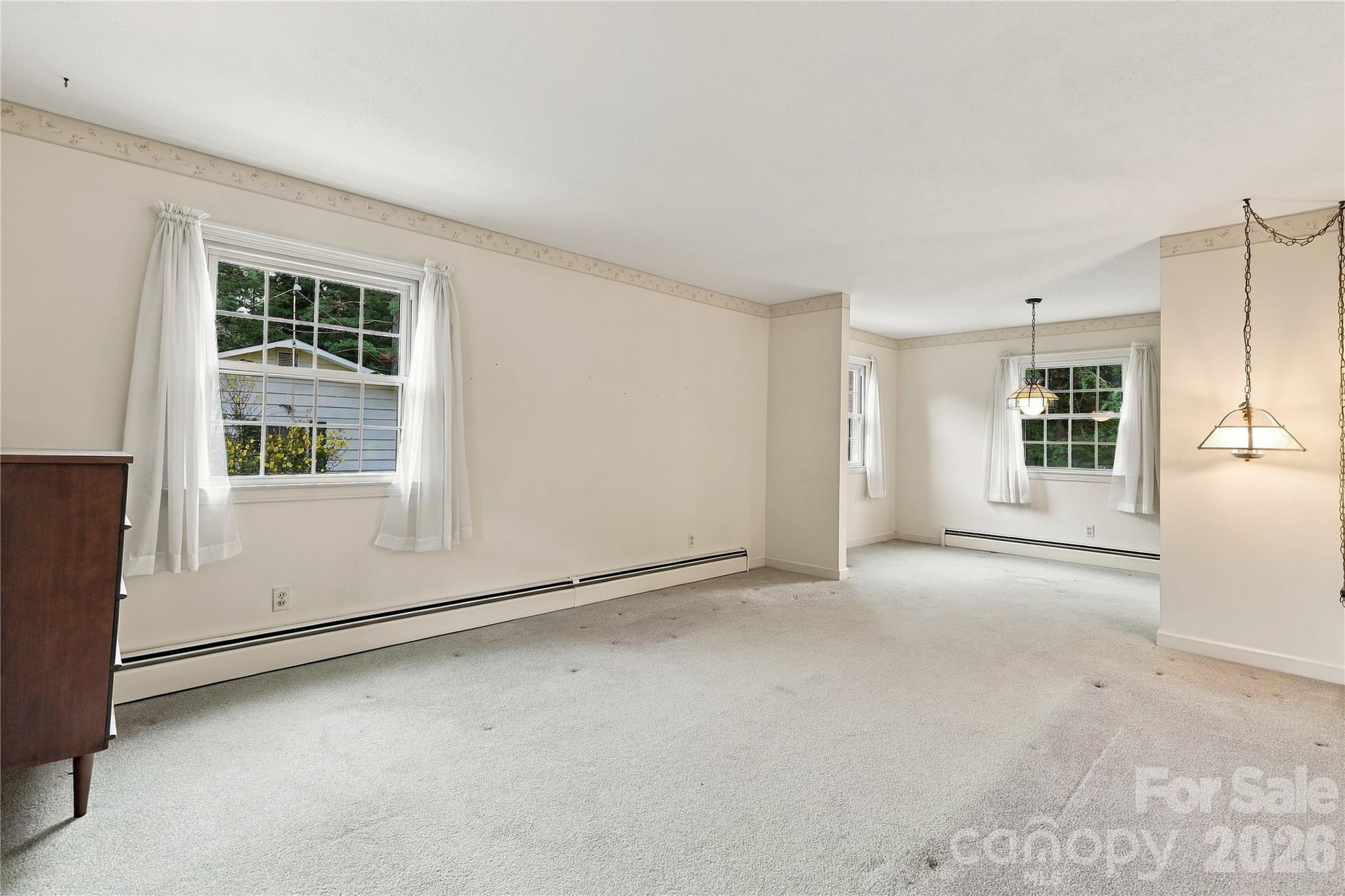 Living - Dining - 1641 Camelot Drive, Hendersonville