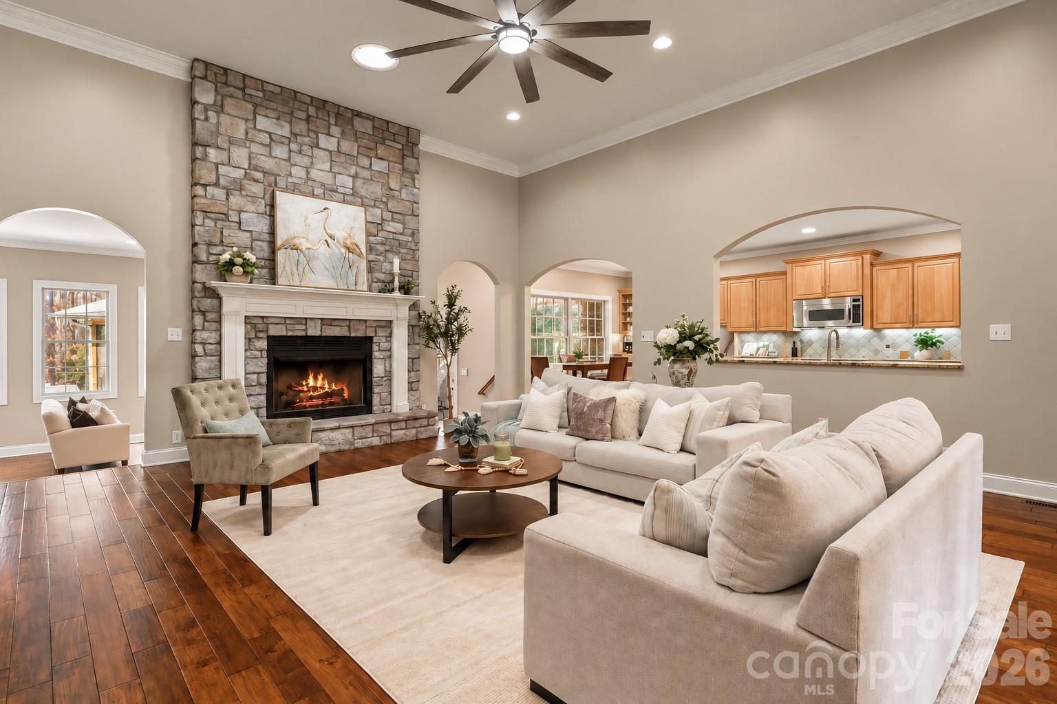 A warm, beautifully scaled Great Room - 4950 River Hills Drive, Denver
